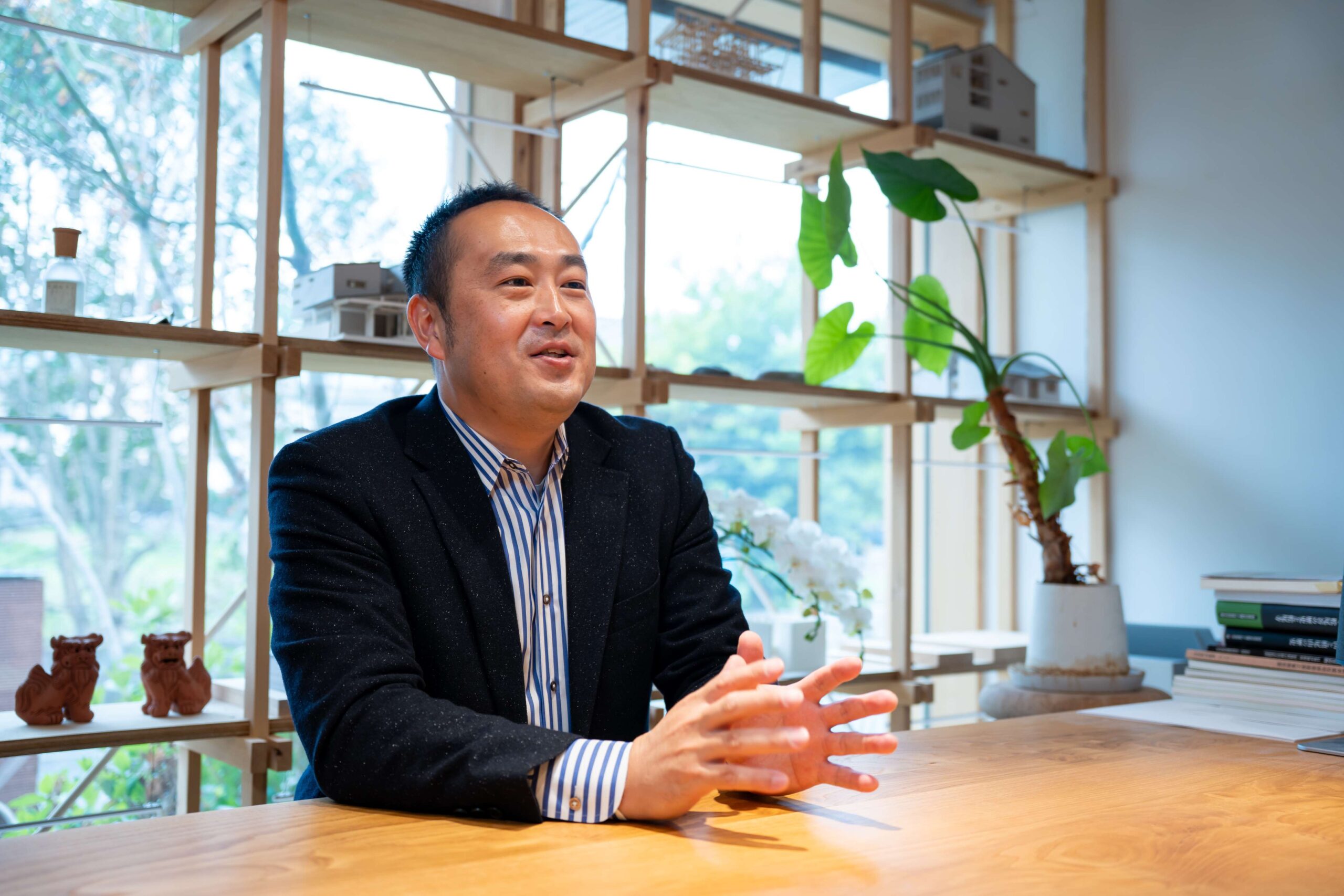 インタビュー記事の写真