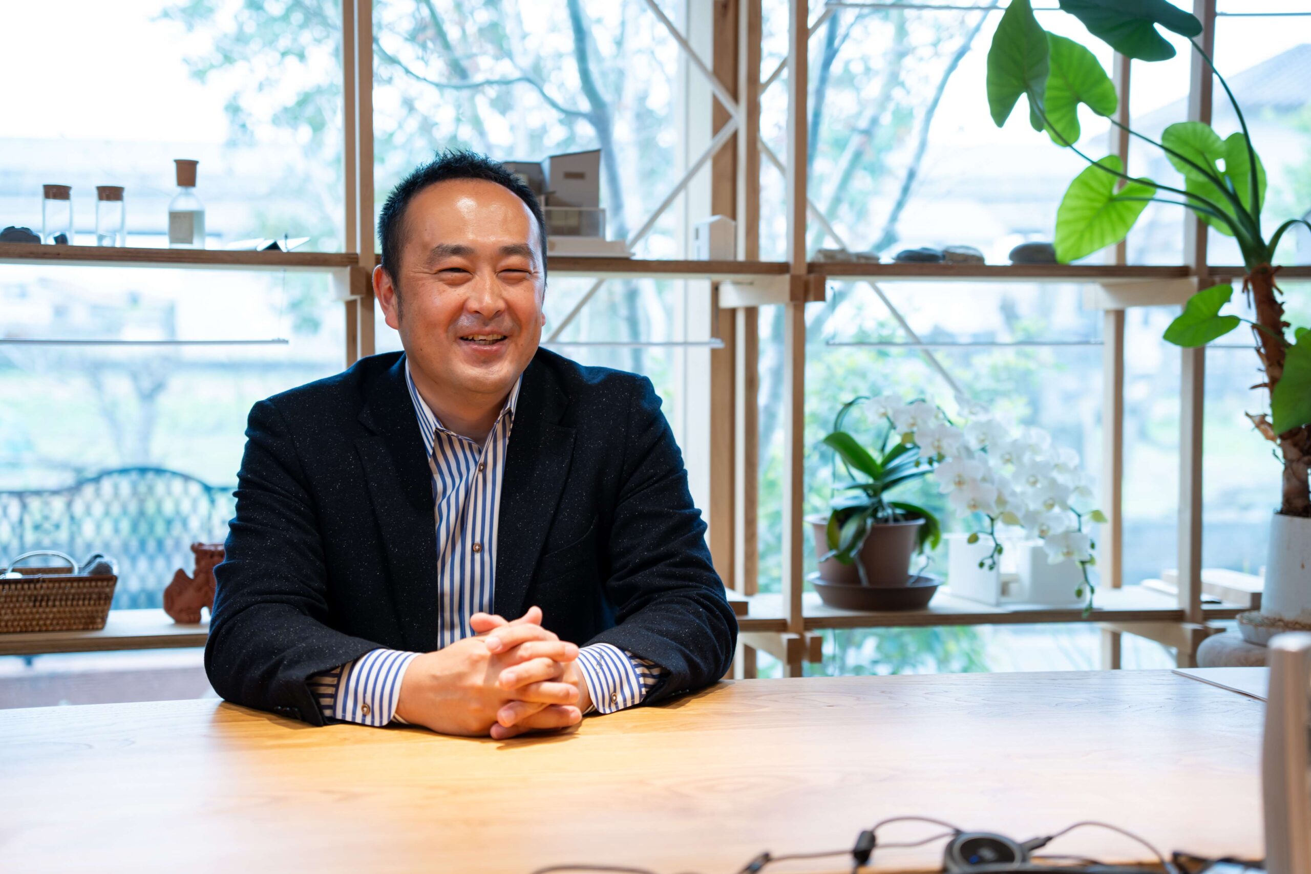 インタビュー記事の写真