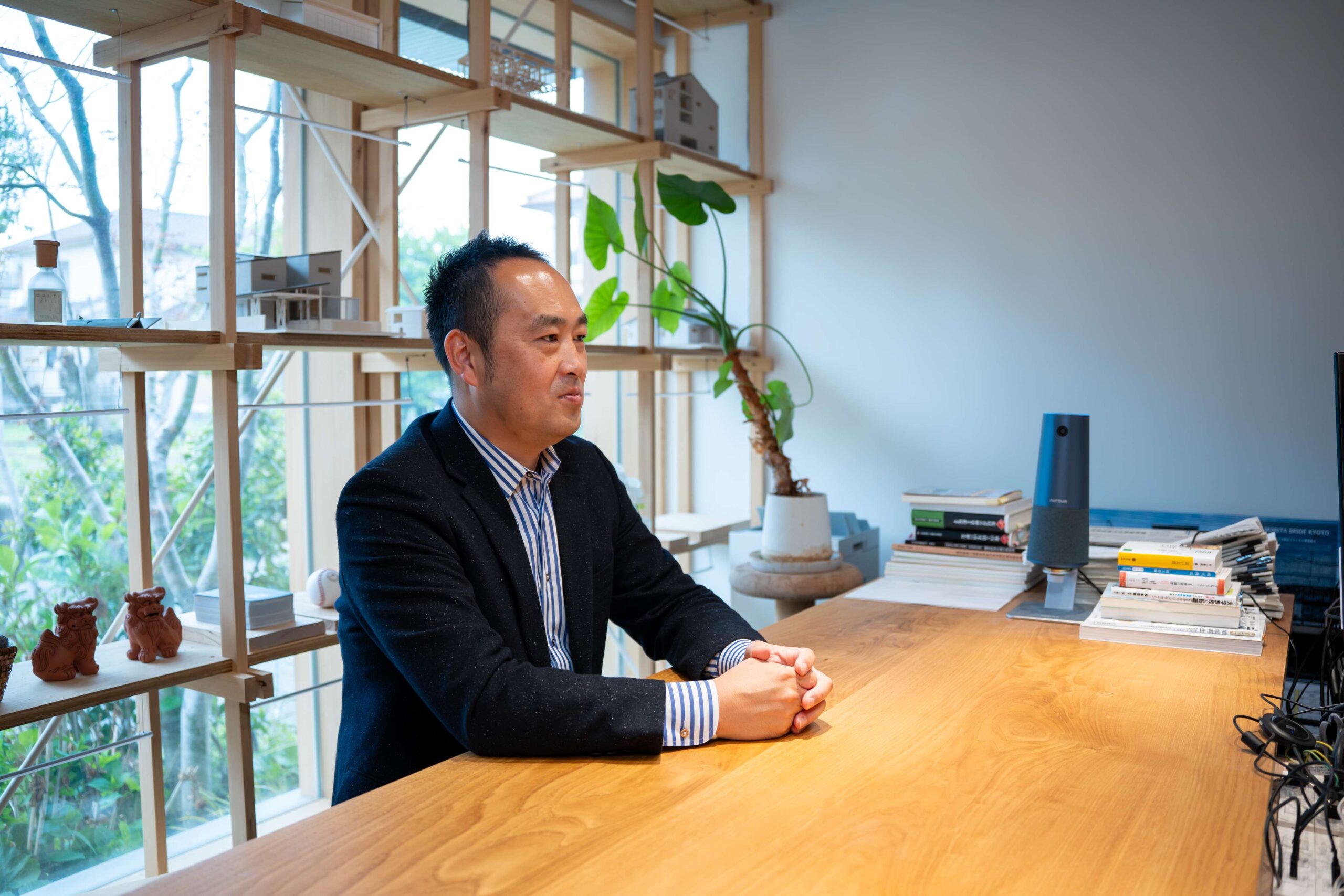 インタビュー記事の写真