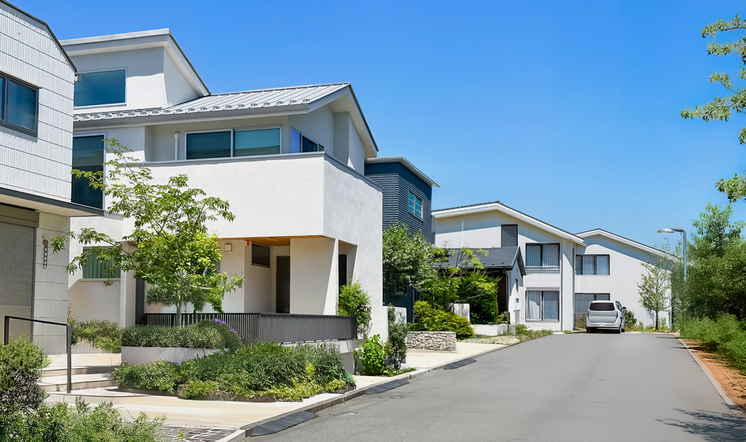 写真：住宅街の写真です。